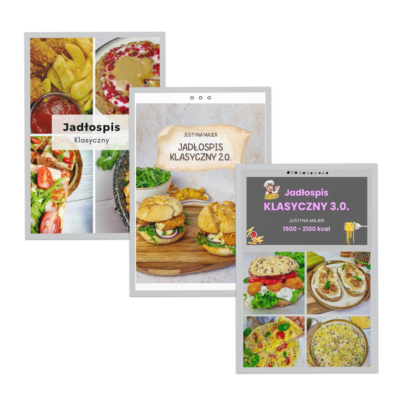 PAKIET 3 EBOOKÓW: Jadłospis klasyczny 1, 2 i 3